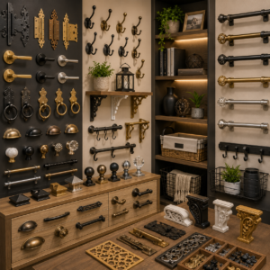 Aménagement de la maison et ferrures décoratives
