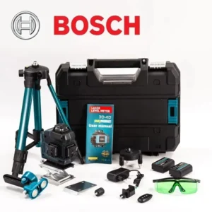 Niveau laser 16 lignes 4D Bosch avec 2 batteries
